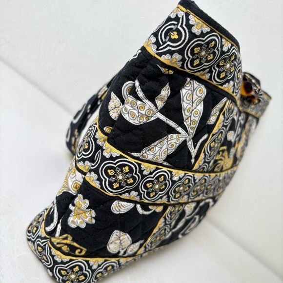 VERA BRADLEY Discontinued Bird Floral Geometric Quilted Cotton Shoulder Bag - Picture 13 of 15